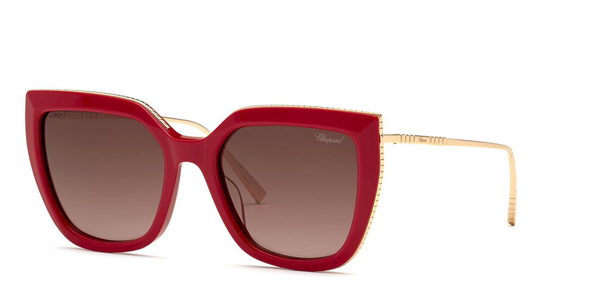Chopard SCH319M 09LB Sunglasses Shiny Red | VisionDirect Australia