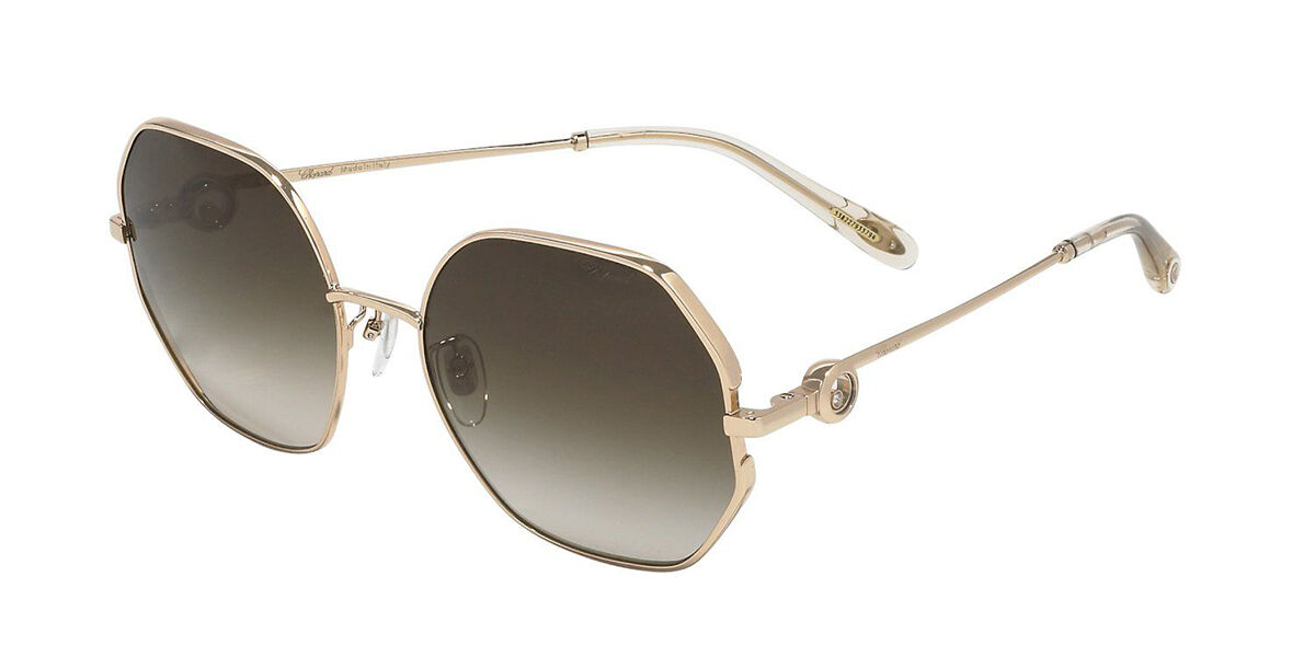Chopard SCHF08S 08FC Sunglasses in Shiny Copper Gold | SmartBuyGlasses USA