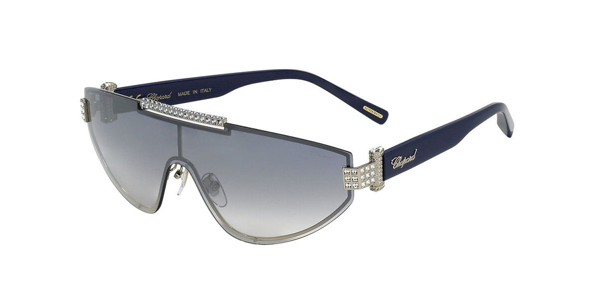 Chopard SCHF09S 594X Sunglasses Shiny Silver | VisionDirect Australia