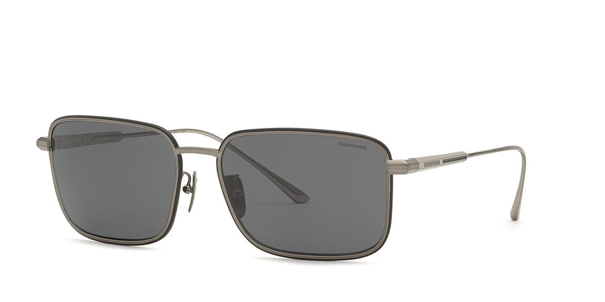 Photos - Sunglasses Chopard SCHF84M Polarized K56P Men's  Silver Size 59 