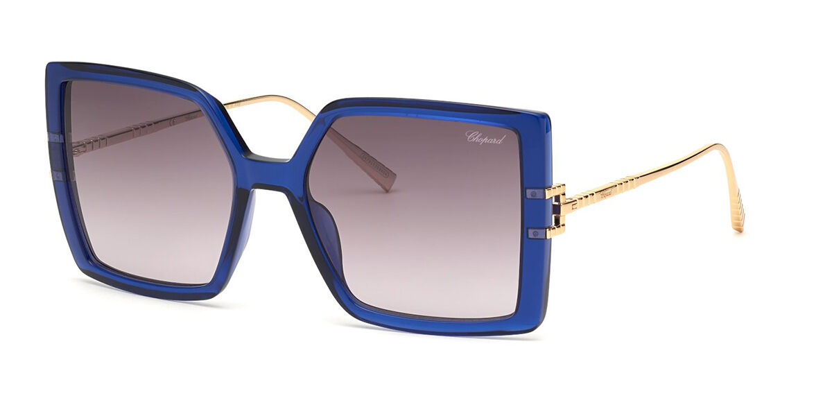 Photos - Sunglasses Chopard SCH334M 06NA Men's  Blue Size 56 