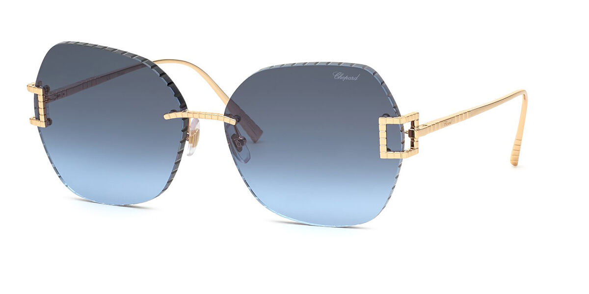 Photos - Sunglasses Chopard SCHG31M 0300 Men's  Gold Size 64 
