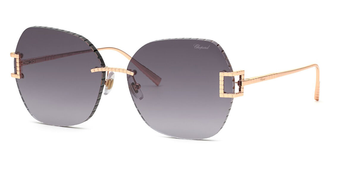 Photos - Sunglasses Chopard SCHG31M 08FC Men's  Gold Size 64 