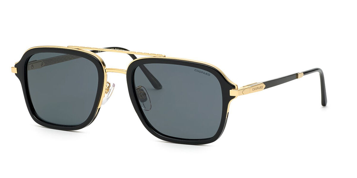 Photos - Sunglasses Chopard SCHG36 Polarized 300P Men's  Black Size 55 
