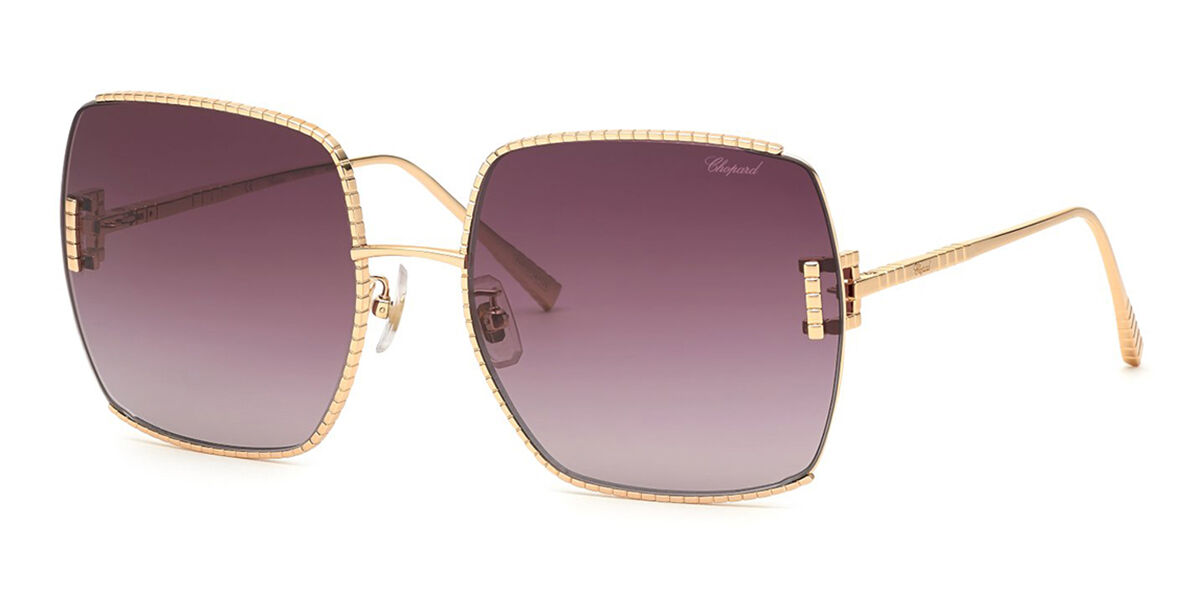 Photos - Sunglasses Chopard SCHG30M 0300 Men's  Gold Size 63 