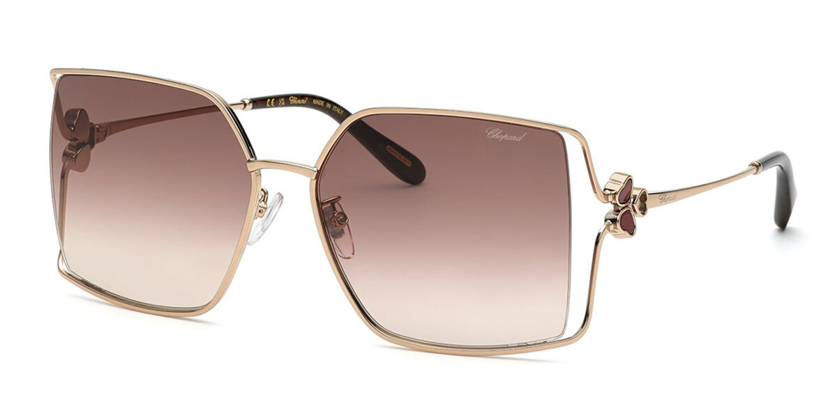 Photos - Sunglasses Chopard SCHG68V 0A39 Women's  Gold Size 62 