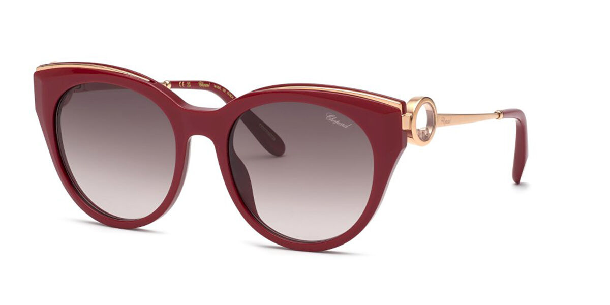 Photos - Sunglasses Chopard SCHL04S 08LA Women’s  Burgundy Size 55 