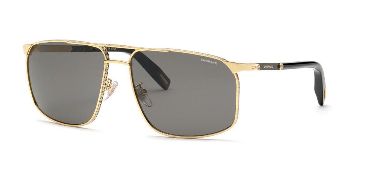 Photos - Sunglasses Chopard SCHL52 Polarized 301P Men's  Gold Size 64 