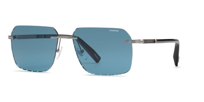 Chopard SCHF84M Polarized E56P Square Shiny Ruthenium Silver  display picture 1