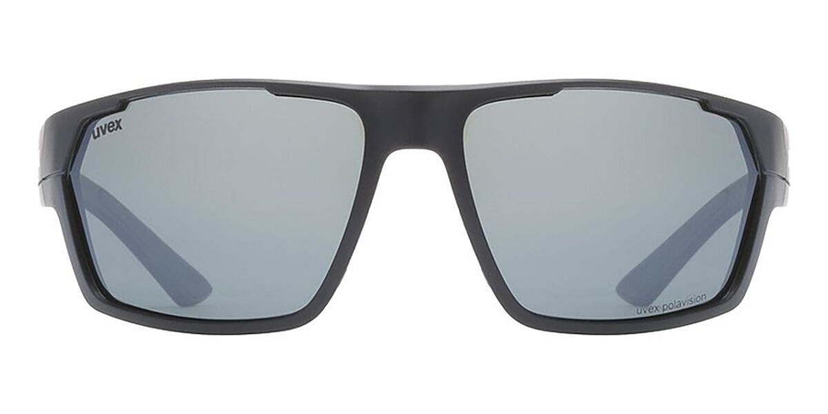 UVEX SPORTSTYLE 233 P Polarized 5320972250 Sunglasses in Matte Black ...