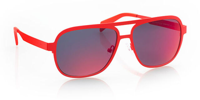 ITALIA INDEPENDENT ORANGE OVERSIZED SUNGLASSES Italia Independent II 0205 055.000 Oversized Orange  main image 2