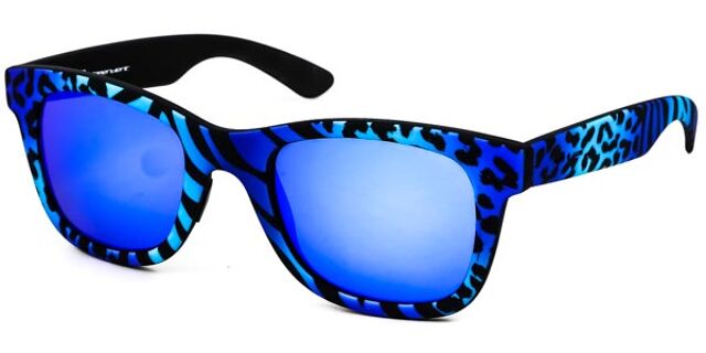 Italia Independent II 0090 ZEB.022 Square Blue Sunglasses  display picture 1