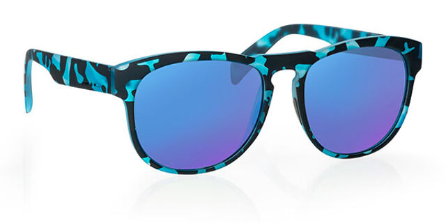 Italia Independent II 0902 147.000 Oval Blue Sunglasses  display picture 2