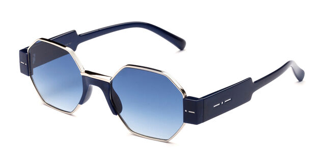 Italia Independent II 0816 021.022 Blue/Silver サングラス 