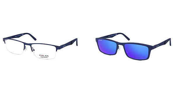 Polar PL 405 Clip-On 20 Occhiali da Sole Blu | SmartBuyGlasses Italia