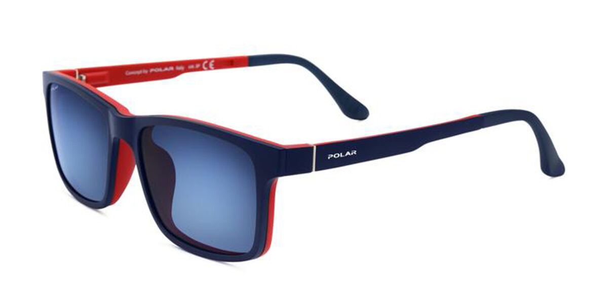 Polar PL 480 with Clip-On Polarized 70 Sunglasses in Blue Red ...