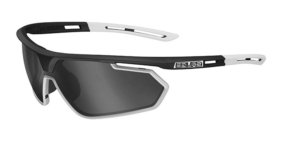 Salice 018 RWX NERO/RW NERO Sunglasses Black White | VisionDirect Australia