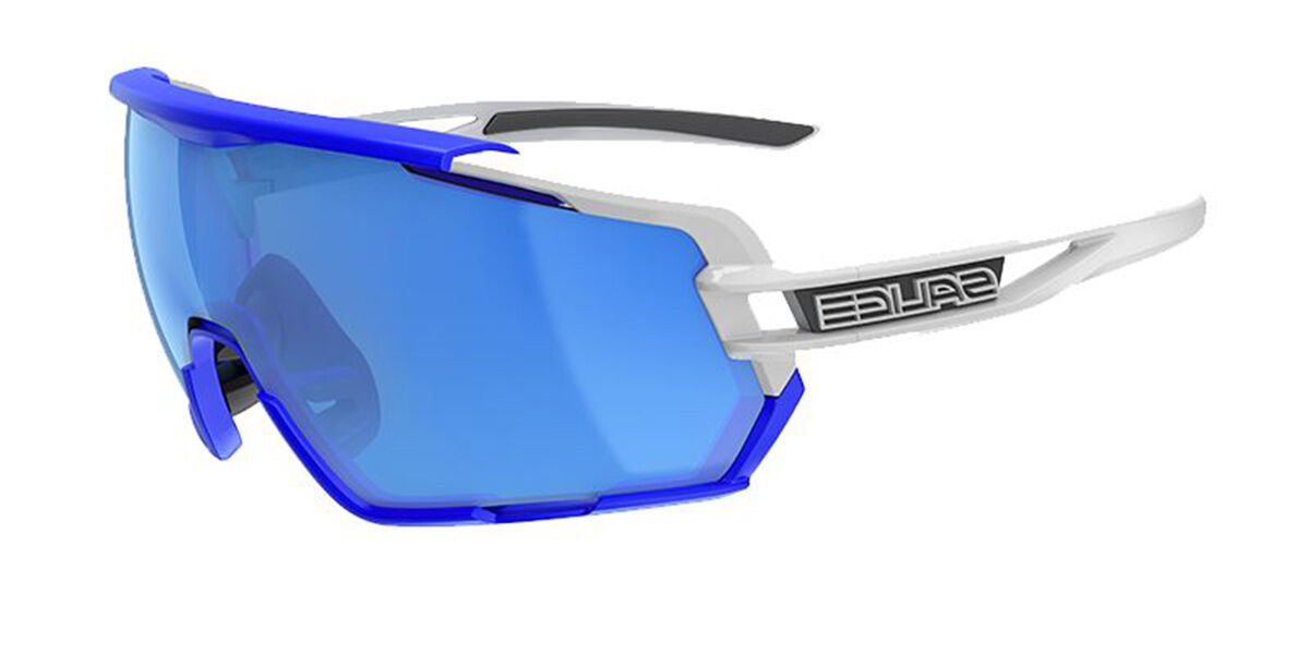Salice 020 RWX BIANCO/RW BLU Blaue Herren Sonnenbrillen