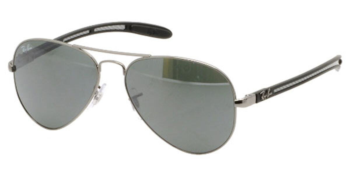 Ray-Ban Tech RB8307 Aviator Carbon Fibre 004/40 Sunglasses in Black |  SmartBuyGlasses USA