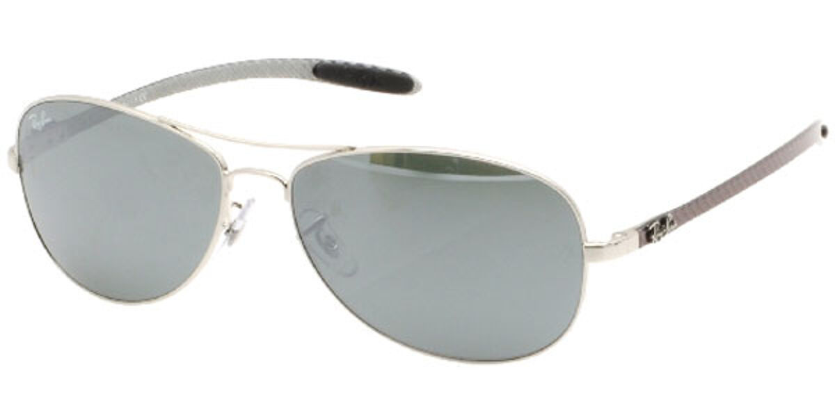 Ray Ban Tech Rb8301 Carbon Fibre 004 51 C Sunglasses In Grey Smartbuyglasses Usa