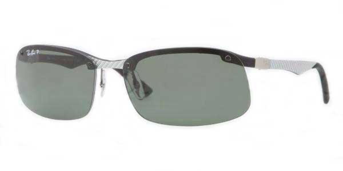 Ray-Ban Tech RB8314 Carbon Fibre Polarized 125/9A Sunglasses in Black ...