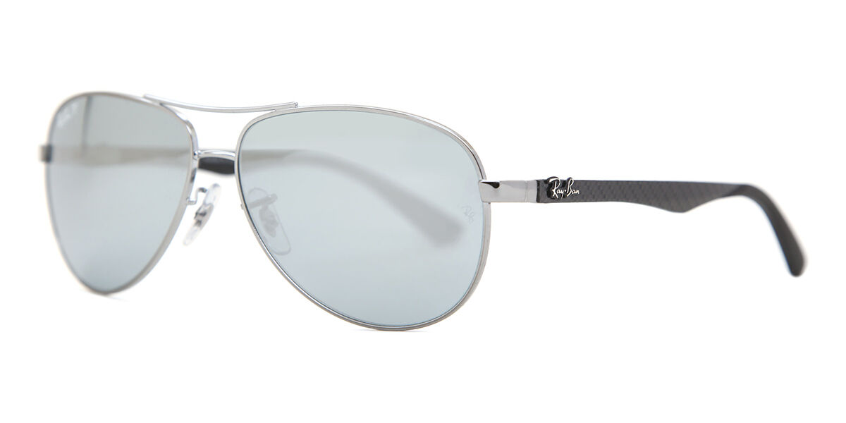 Ray-Ban RB8313 Carbon Fibre Polarized Sunglasses Polished
