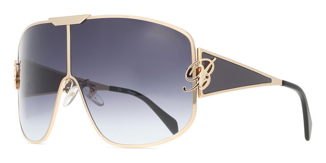 Lunettes De Soleil Femme Blumarine - Modèle SBM182 - Monture Or Rose - Verres Teintés - UV400 - Neuf Avec étiquette
