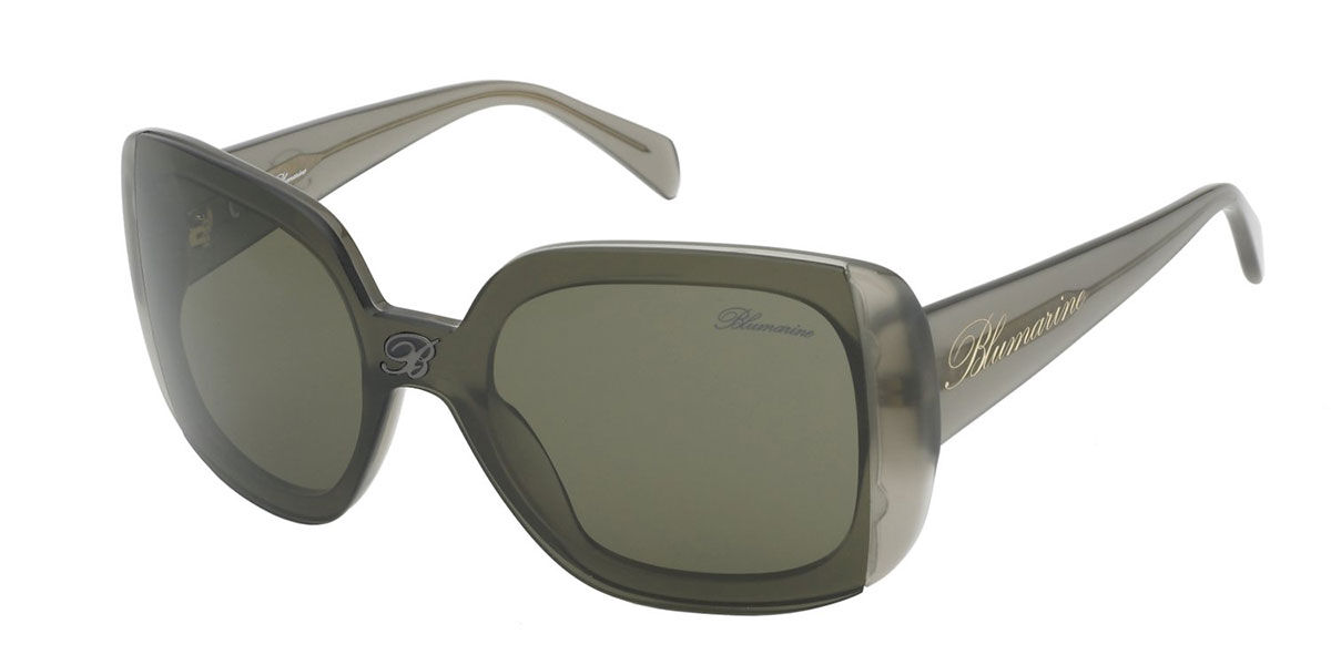 Lunettes De Soleil Blumarine SBM182 - Monture Or Rose - Verres Totalement Lucides - UV400 - Neuf Avec étiquettes