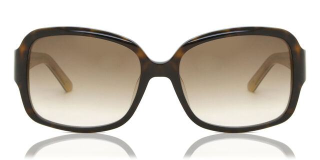 Kate Spade Gold Frame Sunglasses with Brown Lenses Kate Spade ABIA/F/S J5GUE Round Sunglasses Gold Brown Frame  main image 4