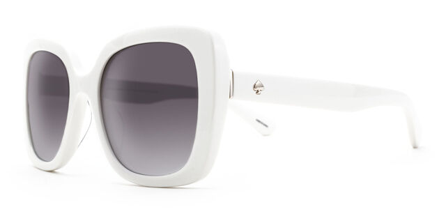 Kate Spade Krystalyn/S SZJ/9O Square Ivory White Sunglasses  display picture 1