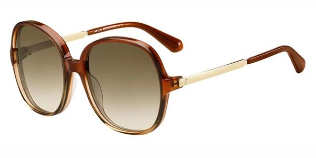 Kate Spade Adriyanna/S 09Q/HA Oversized Brown Sunglasses  display picture 3