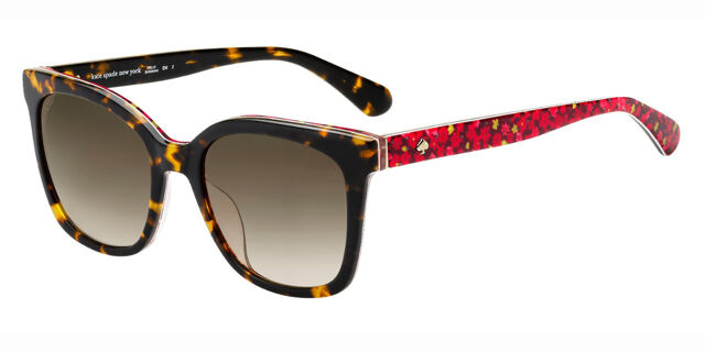 Kate Spade Kiya/S 2VM/HA Square Tortoise Sunglasses  display picture 3