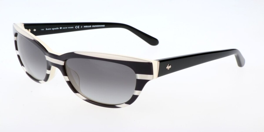 Kate Spade Aisha/S X98 Sunglasses in Black Striped | SmartBuyGlasses USA