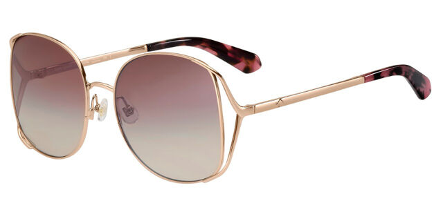 Kate Spade Emylee/G/S HT8/2S Oversized Rose Gold Sunglasses  display picture 2