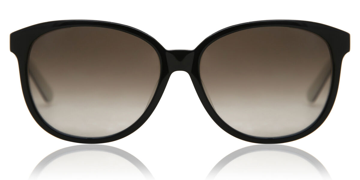 Kate Spade Jenilee/F/S Asian Fit S0T Sunglasses Black/White |  SmartBuyGlasses Canada