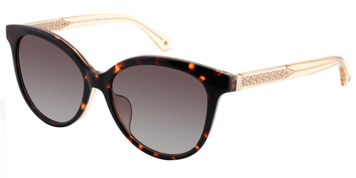 Kate Spade Kinsleyfs Asian Fit 086ha Sunglasses Dark Havana Visiondirect Australia 7447