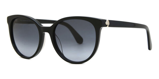 Kate Spade Melanie Sunglasses Black Kate Spade Melanie/S 807/9O Oval Shiny Black Sunglasses  main image 4