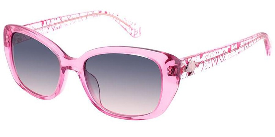 Kate Spade Kenzie/G/S Q1Z/FF Sunglasses Transparent Salmon Pink |  SmartBuyGlasses Canada
