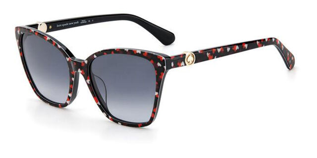 Kate Spade Amiyah/G/S F74/9O Cat Eye Black Pattern Red  display picture 3