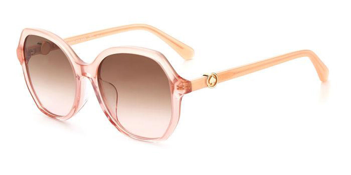 Kate Spade Lourdes/F/S Asian Fit 733/M2 Sunglasses in Transparent Peach
