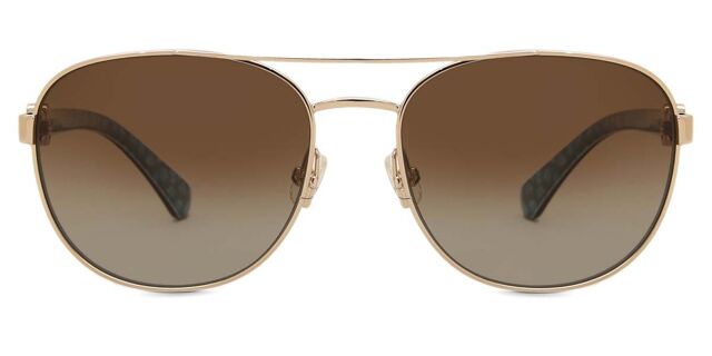 Kate Spade Raglan/G/S 06J/LA Pilot Gold Tortoise Sunglasses  display picture 3