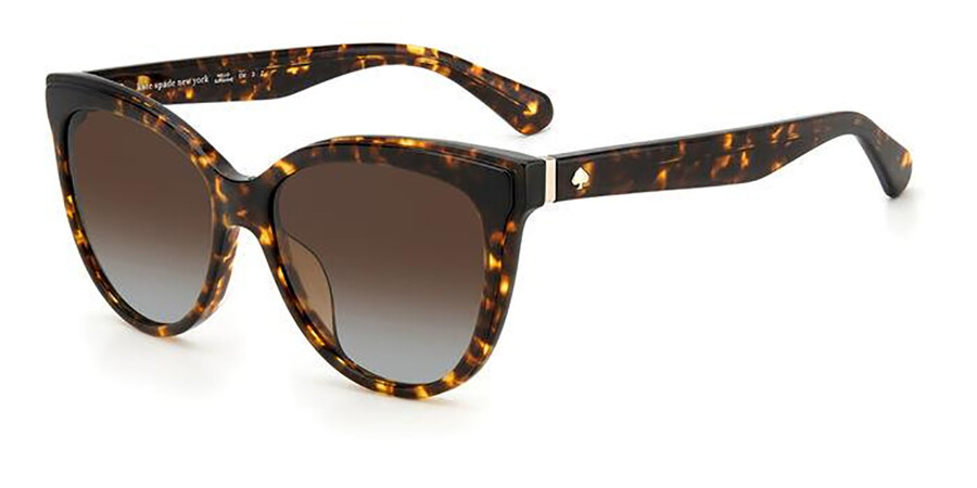 Kate Spade Daesha/S 086/LA Sunglasses in Havana | SmartBuyGlasses USA