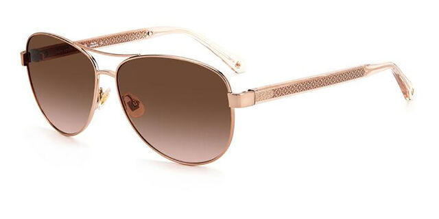 Kate Spade Fara/S AU2/M2 Pilot Rose Gold Sunglasses  display picture 2