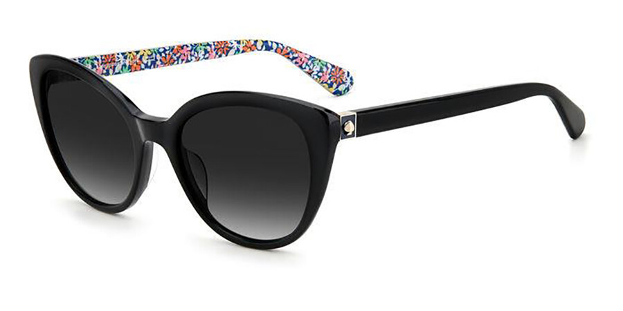 Kate Spade Amberlee/S 807/WJ Sunglasses Shiny Black | SmartBuyGlasses UK