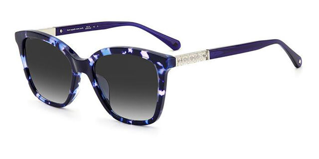 Kate Spade Blue and Tortoise Sunglasses Kate Spade CLARETTA Womens Cateye Polarized Sunglasses  main image 3