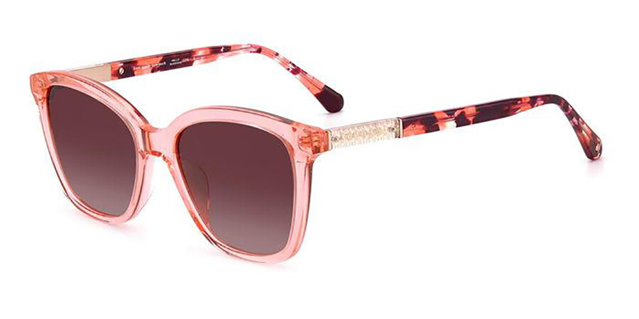 Kate Spade Reena/S 35J/3X Sunglasses in Transparent Pink | SmartBuyGlasses  USA