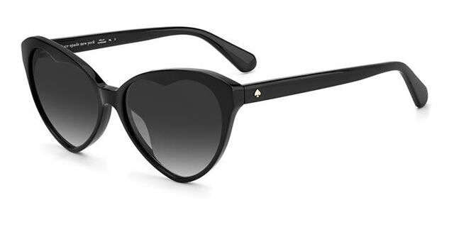 Kate Spade Shiny Black Cat-Eye Sunglasses Kate Spade New York josi 55mm cat eye sunglasses | Nordstrom main image 3