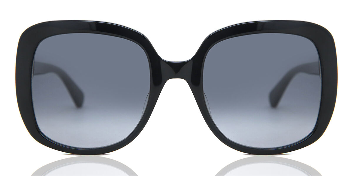Kate Spade Wenona/G/S 807/9O Sunglasses Shiny Black VisionDirect