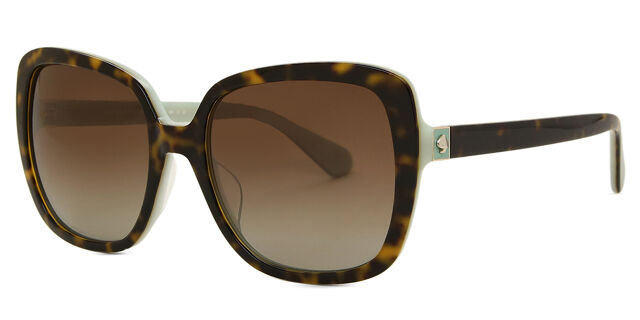 Kate Spade Wilhemina/S 8XS/LA Square Tortoise Sunglasses  display picture 3