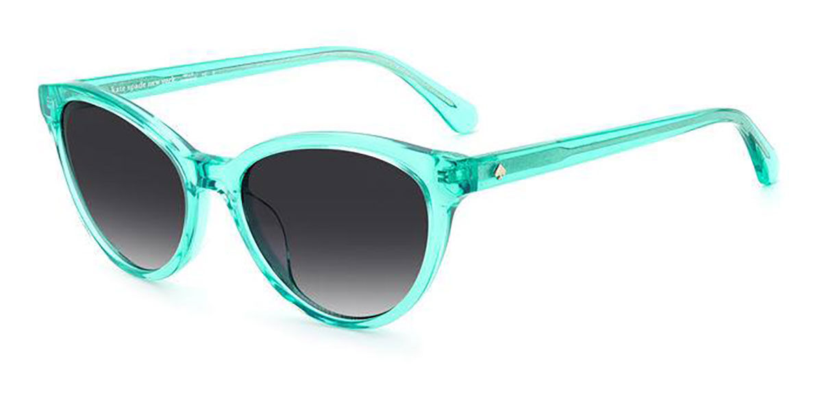 Adeline/G/S Asian Fit Sunglasses Transparent Teal Blue 